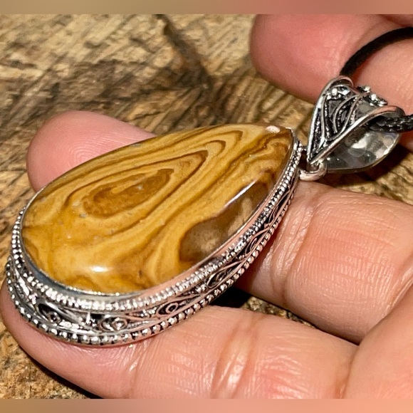 Australian Outback Jasper Pendant 2 1/4” - Picture 12 of 16